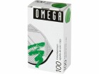Omega Eckenklammer 100 Stück, Grün metallic