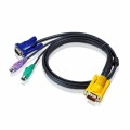 ATEN Technology Aten KVM-Kabel 2L-5206P, Länge: 600 cm