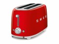 SMEG Toaster 50's Style TSF02RDEU Rot, Detailfarbe: Rot, Toaster