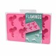 HOOT Silikonform Flamingo Eiswürfel, Farbe: Pink, Material
