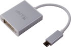 LMP USB-C auf DVI Adapter silber