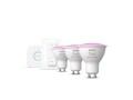 Philips Hue Starterset White & Color Ambiance, 3 x GU10