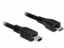 DeLock USB2.0 Micro-Spezialkabel, 1m, Mini-B - Micro-B,