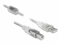 DeLock USB 2.0-Kabel mit Ferritkern USB A - USB