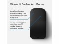 Microsoft Surface Arc Mouse schwarz, Maus-Typ: Mobile, Maus Features