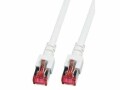 M-CAB CAT6-S/FTP-PIMF-LSZH-7.50M-WHI 5GBIT 