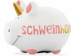 G. Wurm Spardose Schweinhorn 12.5 x 9 x 9 cm