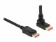 DeLock Kabel Oben gewinkelt DisplayPort - DisplayPort, 1 m
