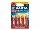 Varta VARTA Max Tech Alkaline Batterie Typ AA, 1.5V, 4