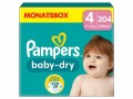 Pampers Windeln Baby Dry Maxi Grösse 4, Packungsgrösse: 204