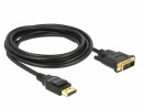 DeLock Kabel DisplayPort ? DVI-D, 3m 4K/30Hz, passiv, Kabeltyp