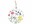 Grätz Geschenkanhänger Wildblumen Rund, Ø 7.8 cm, Material: Papier, Verpackungseinheit: 1, Motiv: Blumen/Gärten, Detailfarbe: Weiss, Mehrfarbig, Blau, Verpackungsart: Dekomaterial