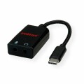 Roline Adapter USB Typ C-2x 3,5mm Audio