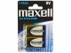 Maxell Europe LTD. Maxell Europe LTD. Batterie 9V