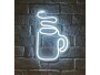 Vegas Lights LED Dekolicht Neonschild Tasse 20 x 30 cm