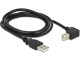 DeLock Delock USB2.0-Kabel A-B: 1m, USB-B Anschluss