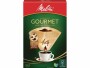 Melitta Filtertüte Gourmet 1x4 80 Stück, Filtergrösse: 1x4