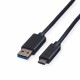 ROLINE GREEN - USB-Kabel - USB-C (M) zu USB Typ A (M) - USB 3.2 Gen 1 - 50 cm