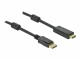 DeLock Kabel DisplayPort - HDMI, 1m, aktiv