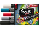 STABILO Acrylmarker Free Acrylic T800C Bold 5-Etui