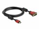 DeLock Kabel HDMI - DVI-D 24+1, 2 m, Kabeltyp