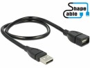 DeLock USB 2.0-Kabel ShapeCable USB A - USB A