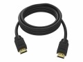 VISION 0.5m Black HDMI cable
