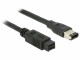 DeLock Kabel FireWire IEEE 1394B 9Pol/6Pol, 800Mbps,