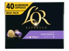 L'Or Kaffeekapseln Espresso Lungo 8 Profondo 40 Stück