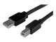 StarTech.com - 15m / 50 ft Active USB 2.0 A to B Cable - Long 15 m USB Cable - 50 ft USB Printer Cable - 1x USB A (M), 1x USB B (M) - Black (USB2HAB50AC)