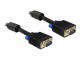 DeLock - VGA-Kabel - HD-15 (VGA) (M) zu HD-15 (VGA) (M) - 1 m