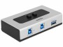 DeLock Switchbox USB3.0, 2 Port, Anzahl Eingänge: 2 ×