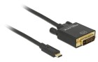 DeLock Kabel 4K USB Type-C - DVI-D, 2 m