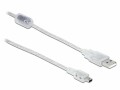 DeLock USB 2.0-Kabel mit Ferritkern USB A - Mini-USB