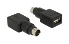 DeLock USB-Adapter PS/2 Stecker - USB-A Buchse, USB Standard