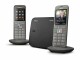 Gigaset Schnurlostelefon CL660 Duo Silber, Touchscreen: Nein