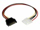StarTech.com - 12in SATA to LP4 Power Cable Adapter F/M - SATA to LP4 Power Adapter - SATA Female to LP4 Male Power Cable - 12 inch (LP4SATAFM12)