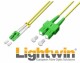 Lightwin LWL-Patchkabel LC/APC-SC/APC, Singlemode, Duplex, 2m