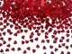 Partydeco Streudeko Herzen Rot, 5 mm, 30 g, Motiv