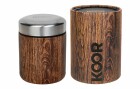 KOOR Thermo-Foodbehälter Oak Wood 0.4 l, Material: Edelstahl