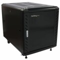 StarTech.com - 12U 36in Knock-Down Server Rack Cabinet with Casters
