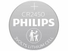Philips Knopfzelle Knopfzelle Lithium R245 2 Stück, Batterietyp