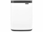 Brabantia Kosmetikeimer Bo Waste Bin 4 l, Weiss, Fassungsvermögen