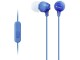 Sony In-Ear-Kopfhörer MDREX15APLI Blau, Detailfarbe: Blau