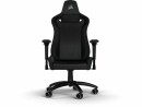 Corsair TC200 Leatherette Gaming Chair, Black/Black