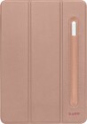 LAUT HUEX Schutzhülle - Hochwertige Schutzhülle mit Stand- und Sleep-/Wakefunktion sowie Apple Pencil Abteil für iPad Air 10.9" (2020 + 2022) - Pink