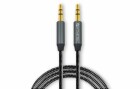 4smarts 3.5mm Audio Kabel 1m, schwarz, Zubehörtyp Mobiltelefone