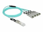 DeLock Direct Attach Kabel Optisches QSFP+/4x SFP+ 3 m