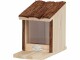 Esschert Design Eichhörnchenfutterhaus mit Rindendach, Grundfarbe: Braun