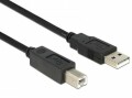 DeLock USB2.0 Kabel A-B 20m schwarz, aktiv verstärkt,